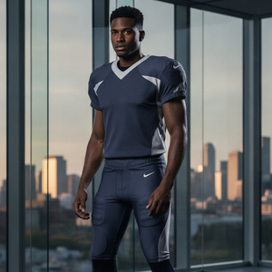 Ensemble d'uniformes de football américain sublimés de haute qualité, vente en gros, maillots d'entraînement et de match multicolores, vêtements d'entraînement durables - Product Image 5
