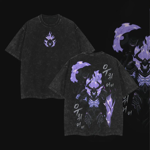 T-shirt Col Rond Délavé à l'Acide Coupe Classique Adulte Vente en Gros Haute Qualité T-shirts Personnalisés Délavés à l'Acide Basiques Amples - Product Image 2