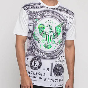 T-shirts pour hommes de haute qualité, col rond, séchage rapide, poids lourd, personnalisables, service OEM, 100% polyester/coton, manches courtes - Product Image 4