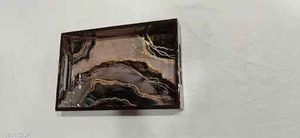 Bandeja Rectangular de Madera Personalizada, Hecha a Mano, Decorativa, Esmaltada, Reciclable y Sostenible, Ideal para Ramadán - Product Image 2