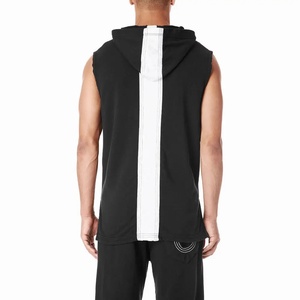 New Design Sleeveless Breathable <b>Lightweight</b> <b>Hoodies</b> for men High Quality Fitness Wear Custom Logo Gym Sleeveless <b>Hoodie</b> - Product Image 6