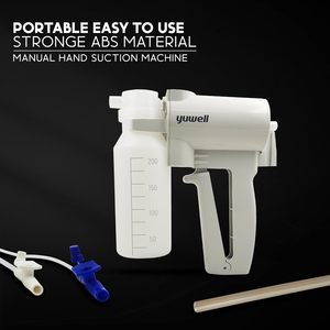 Manual Suction <b>Pump</b> Apparatus Vacuum Suction Device Acrylic Plastic Metal Medical Treatment Instrument - Product Image 5