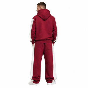 Luxury Oversized Unisex Hoodies Jogger Sets Custom Logo Casual Street Wear <b>Tracksuit</b> OEM Sweatshirts Winter 100% Cotton - Product Image 2