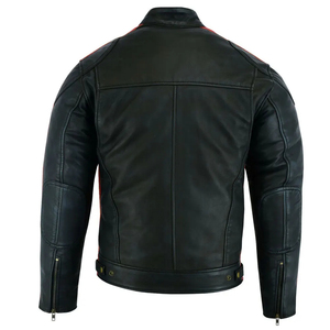 Chaqueta de Motociclista de Cuero Vacuno de Primera Calidad, Personalizada, de Manga Larga, Talla Grande, con Certificación CE, Ropa Deportiva con Logotipo Personalizado - Product Image 2