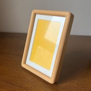 <b>Rustic</b> Walnut Wood Photo <b>Frame</b>, Solid Hardwood, Anniversary Gift - Product Image 1
