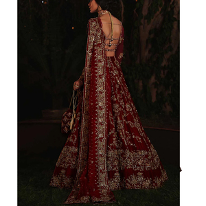 <b>Top</b> Selling Lace Embroidered Fabric Embroidery Bridal <b>Wedding</b> Dress | Evening Party <b>Wedding</b> Dress in Reasonable Price - Product Image 2