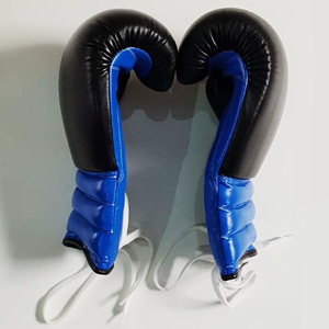 Boxing Hook and Loop Leather <b>Training</b> Bag Mitts Red Custom Made White Sports Gloves <b>Head</b> Guard Groin Guard - Product Image 4