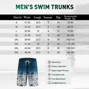 Service OEM – Short de bain solide pour adulte, taille élastique, séchage rapide, respirant, coupe confortable, taille personnalisable, design par sublimation - Product Image 6