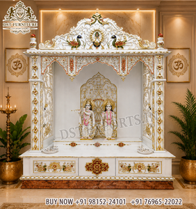 Teak Wooden Carved Temple Open Base Premium Cathedral Style Wooden Altar Solid Teak Church Prayer <b>Cabinet</b> Wooden Prayer <b>Cabinet</b> - Product Image 2
