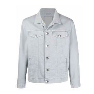 Veste en jean dynamique pour hommes, finition usée, fournisseur en gros d'articles vestimentaires, veste en jean professionnelle pour hommes - Product Image 1