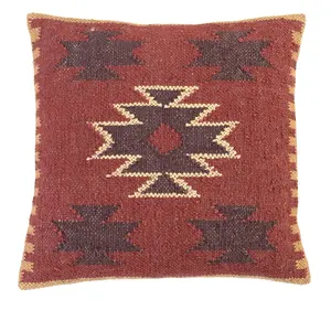 Bohemian hint Vintage Kilim el dokuma 100% yün jüt kumaş yastık ev oturma açık kanepe kanepe dekoratif yastık kılıfları