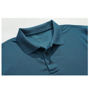 Camiseta Prairie International para Hombre, Color Azul Verde Azulado, Estilo Urbano, Manga Corta, Tejida en Algodón y Fibra de Bambú, Color Sólido, Ropa Casual - Product Image 4