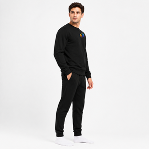 Sweat-shirt décontracté pour homme avec coutures durables et finition côtelée offrant confort, chaleur et un look épuré pour les tenues quotidiennes - Product Image 4