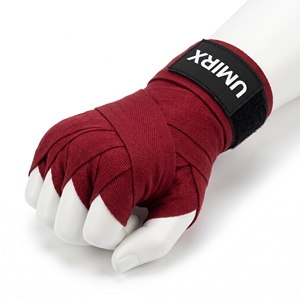 Bandages de boxe personnalisés avec logo, 180 pouces, semi-élastiques, style mexicain, avec boucle pour le pouce, pour MMA, Muay Thai, Kickboxing - Product Image 3