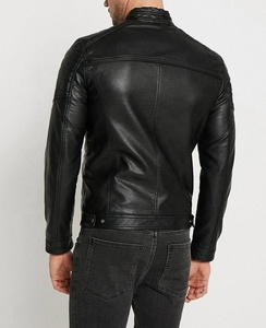100% Genuine Leather Winter Streetwear Jacket <b>Sherpa</b> <b>Lined</b> Waterproof Breathable & Quick Dry for Men - Product Image 4