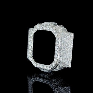 Kit de Bisel para Reloj con Diamantes Cultivados en Laboratorio de Alto Brillo y Estilo Cristalino, con Diseño de Acero Inspirado en la Moda Urbana de Lujo - Product Image 1