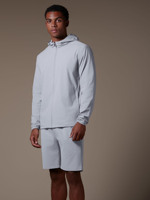 Ensemble veste coupe-vent légère à capuche et short pour homme, fermeture éclair intégrale, tenue de sport d'extérieur, ensemble athlétique décontracté deux pièces