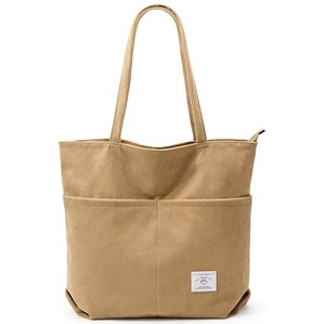 Sac fourre-tout d'été bohème en toile de coton naturel avec longues bandoulières pour les courses, la bibliothèque et l'usage quotidien - Product Image 1