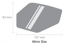 กระจกมองหลังจักรยาน SUNNYWHEEL Gripmirror Lite สีดำ 83x127 มม. สำหรับจักรยานเสือภูเขา/จักรยานทั่วไป หมุนได้ 360 องศา วัสดุ ABS+เคลือบ/PA/ซิลิโคน รุ่น BM-117A - Product Image 5