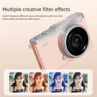 Appareil photo numérique Sourcing Ark HD 68MP 4K avec zoom 16x, écran IPS rotatif de 2,5 pouces, fonction OTG et accessoires complets Digi Cam D72