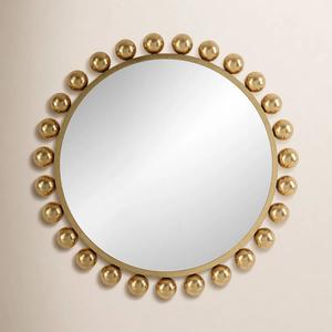 Espejo Decorativo de Pared de Lujo con Diseño de Rayos de Sol Dorados, Espejo de Vanidad para Colgar en la Pared, Espejo para Sala de Estar - Product Image 6