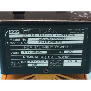 LC1AP00001ควบคุมมอเตอร์ DC BL อัตโนมัติอุปกรณ์เซมิคอนดักเตอร์และชิ้นส่วนที่เป็นมรดกระดับโลกที่155359เชื่อถือ - Product Image 3