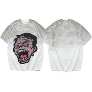 Camiseta Oversize con Serigrafía Personalizada con Efecto Desgastado por el Sol, 100% Algodón, Impresión de Calidad Premium, Estilo Moderno, Unisex - Product Image 1