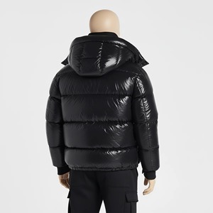 Customer Demand Best Manufacturer Cheap Price Men Leather puffy Jacket Wholesale Custom <b>Label</b> Hot Fashion Men Leather Jacket - Product Image 6