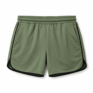 Pantalones Cortos Deportivos Unisex con Logotipo Personalizado, Cintura Alta, Ligeros, de Secado Rápido, Transpirables, para Entrenamiento, Gimnasio y Running, con Bolsillos - Product Image 2