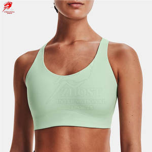 Sujetador deportivo de nailon de alto rendimiento para entrenamiento de Crossfit, ropa de capa base anti fricción y agradable para la piel - Product Image 3