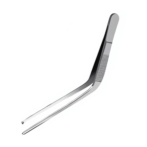 Pinzas para Oídos Manuales Angulares de 5 Pulgadas con 1 x 2 Dientes, Acero Inoxidable de Grado Alemán, Instrumento Quirúrgico de Precisión para Otorrinolaringología y Otología - Product Image 3
