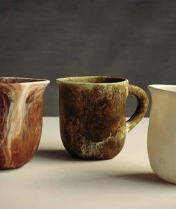 Taza de Té de Resina Hecha a Mano de Alta Calidad, Acabado Liso, Taza Duradera para Bebidas Calientes y Frías Diarias - Product Image 4