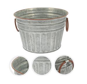 Jardinières rustiques en cuir galvanisé faites à la main, de qualité supérieure, pour la maison et le jardin, pots à fleurs artisanaux, décoration intérieure, prix de gros - Product Image 3