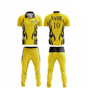 SUFI APPAREL Conjunto de Camiseta y Pantalones Cortos de Cricket Transpirables, Cintura Elástica, Ajuste Cómodo para Hombres Adultos, Apto para Competencia - Product Image 1