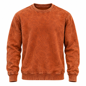 Sudaderas Holgadas con Lavado Ácido, Logotipo Personalizado, Impresión Vintage, Bordado, Ropa de Invierno OEM/ODM, Ropa Casual Transpirable para Hombre - Product Image 3