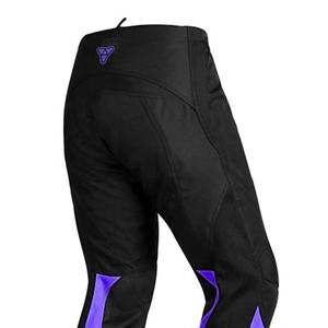 Pantalones textiles para motocicleta diseñados para viajes de larga distancia con resistencia a la abrasión y armadura de nivel 1 CE. - Product Image 6