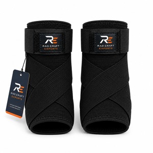 Vendas para tobillos duraderas diseñadas para mejorar la estabilidad, la flexibilidad y la comodidad durante entrenamientos, deportes y ejercicio. - Product Image 3