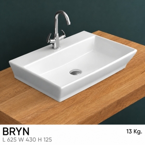 Évier de comptoir moderne en chrome avec trop-plein, finition chromée audacieuse - Product Image 2