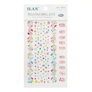 Adesivi con strass scintillanti ILAN per unghie 32668 - Product Image 1