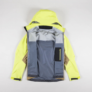Men's Outdoor <b>Jacket</b> Custom logo Mens Wiindproof <b>Jacket</b> <b>Yellow</b> Brown <b>Waterproof</b> Outdoor Windbreaker <b>Jacket</b> - Product Image 3