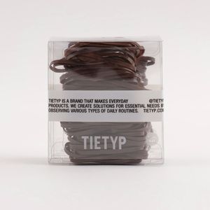 Coleteros TIETYP, Bandas Elásticas de Goma de Color Sólido, Minimalistas y Modernas para Uso Diario, Paquete para Mujer, Empaquetado en Cartón, Hecho en Corea - Product Image 4