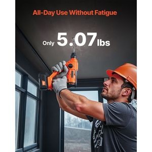 Trapano Tassellatore a Batteria Leggero 20V con Martello Rotante da 0,6 Pollici, Batteria agli Ioni di Litio, Utensile Elettrico SDS-Plus - Product Image 3