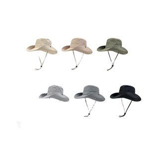 2025 hommes 100% coton à séchage rapide en plein air Camping seau chapeau imprimé visière étanche pour l'été décontracté pêche Performance - Product Image 3