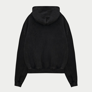 Nueva Sudadera con Capucha Oversize para Hombre Estilo Urbano, Lavado Ácido, 400GSM, Ajuste Holgado, Cremallera, Logotipo Personalizado, Proveedor Mayorista, Calidad Premium, Venta al por Mayor - Product Image 2