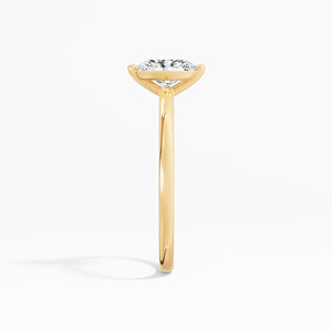 แหวนหมั้นเพชรโมอิส0.52ไลท์ตัดวงรี925เงินสเตอริงสำหรับการสั่งซื้อจำนวนมาก - Product Image 2