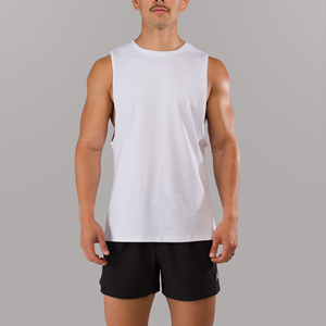 XYk Custom 100% Polyester Quick Dry Slim Fit Tank Tops <b>Running</b> Gym Sports Vest Heat Transfer Print Men Sublimation <b>Singlets</b> - Product Image 6