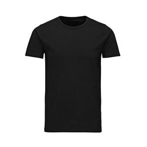 T-shirt à manches courtes pour homme, bleu royal, col rond, coupe classique, couleur unie, style décontracté, 100% coton jersey tricoté - Product Image 3