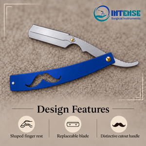 Professional Straight Edge Barber <b>Razor</b> Folding Shavette Hair Cutting <b>Razor</b> <b>for</b> <b>Men</b> Grooming - Product Image 3