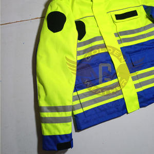 Chaqueta de Trabajo de Alta Visibilidad Personalizada, Reflectante, de Seguridad, de Poliéster, Impermeable, de Secado Rápido, Transpirable, con Capucha Extraíble, Ropa de Trabajo para Hombre - Product Image 6