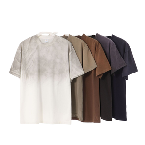 Camiseta Oversize Vintage Lavada para Hombre, Hecha de 100% Algodón Tejido de Alto Gramaje, Talla Europea, Transpirable, Manga Corta - Product Image 2